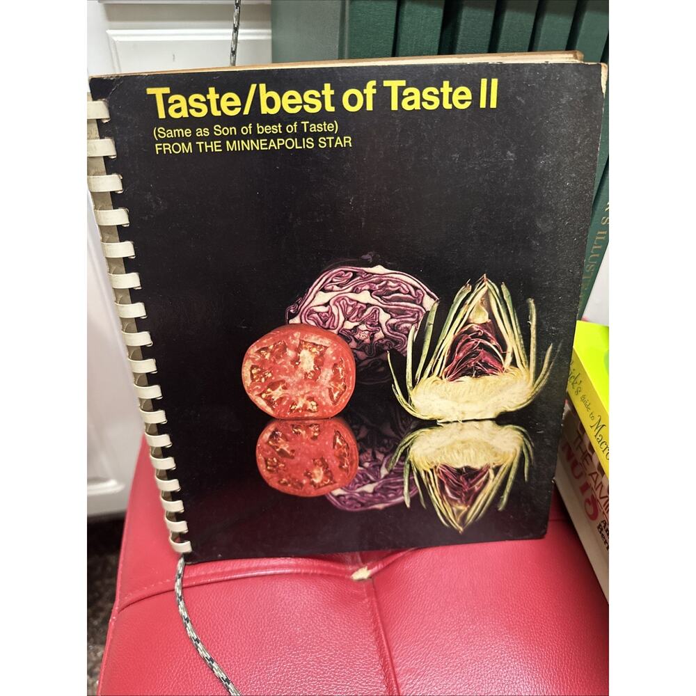 Vtg The Minneapolis Star Taste‎ Best Of Taste II Cookbook Food Minnesota MN 1974